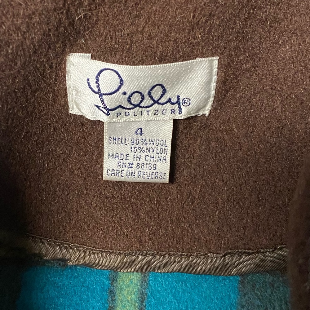 Lilly Pulitzer toddler girls 4 pea coat